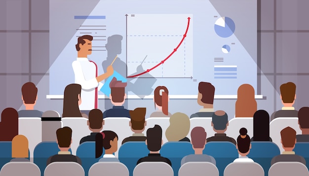 Business People Group bei Konferenztreffen
