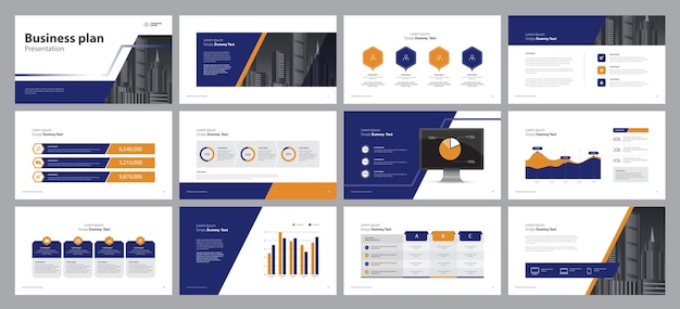 Business-Präsentationsvorlagen-Design-Hintergründe