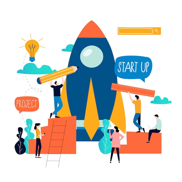 Business-projekt-start-up-prozess