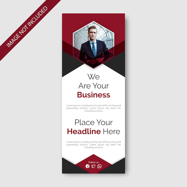 Business roll up banner