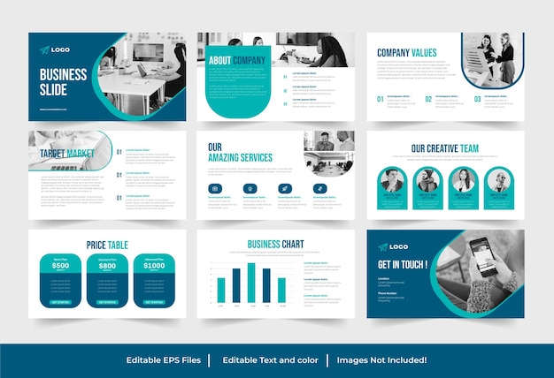 Business Slide PowerPoint-Vorlage