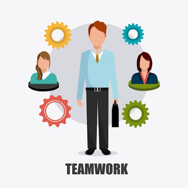 Vektor business-teamwork-design.