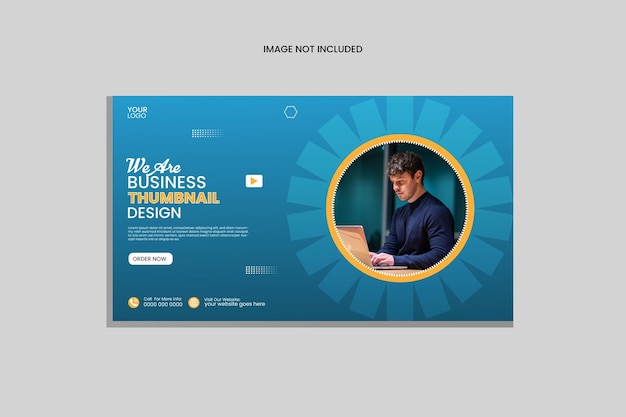 Business You Tube Thumbnail Design Vorlage Moderne Das beste Agenturprojekt