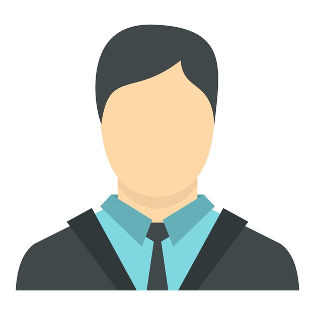 Vektor businessman-symbol flat-illustration des businessman-vektor-symbols für das web