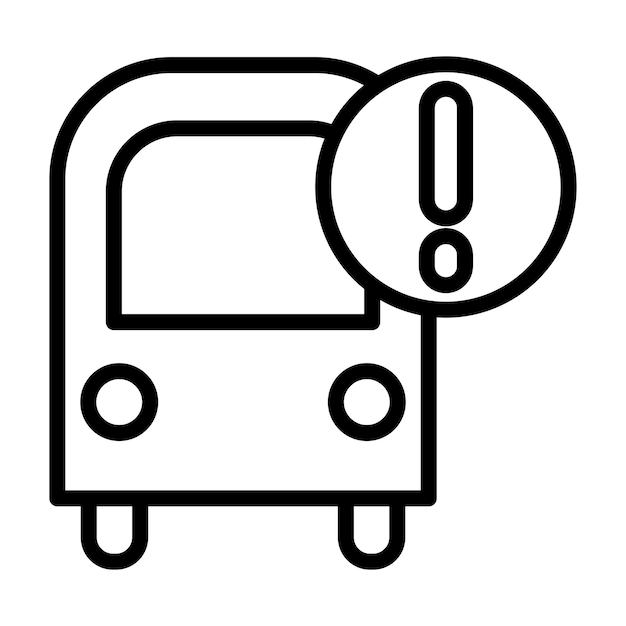 Buss-Warnvektor-Symbol