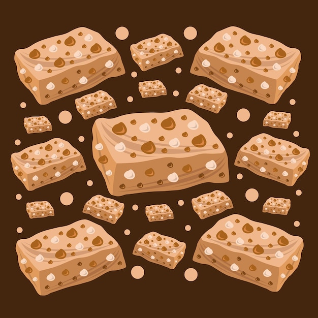 Vektor butterscotchs vektor-illustration