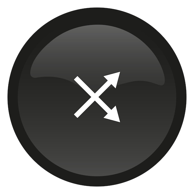 Vektor button-musik-symbol