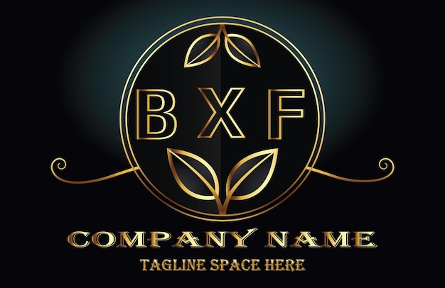 Vektor bxf buchstaben-logo