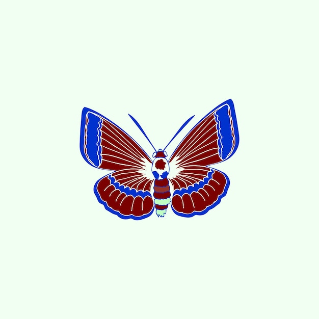 Cacica-farbenes logo-symbol mit himmelshintergrund