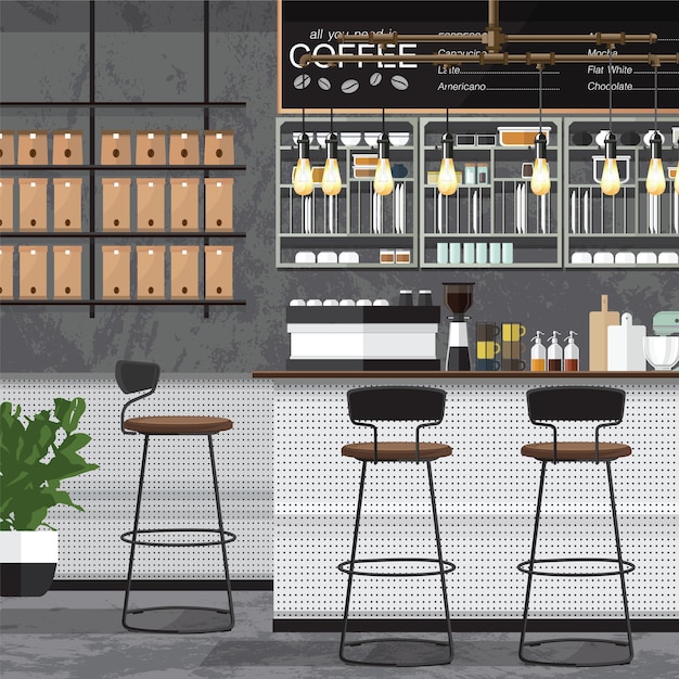 Café-Design-Vektor