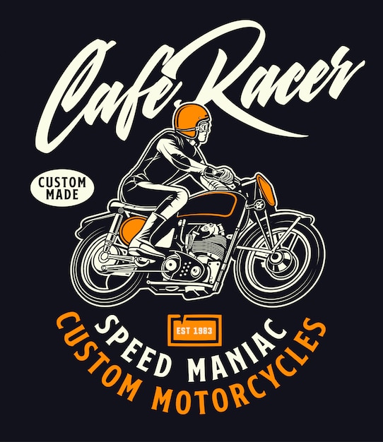 Cafe racer benutzerdefinierte motorräder maniac