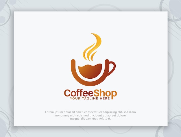 Café-Vektor-Logo-Design
