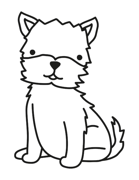 Cairn-terrier-hund-vektor-illustration