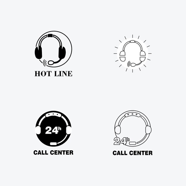 Vektor call-center-symbol