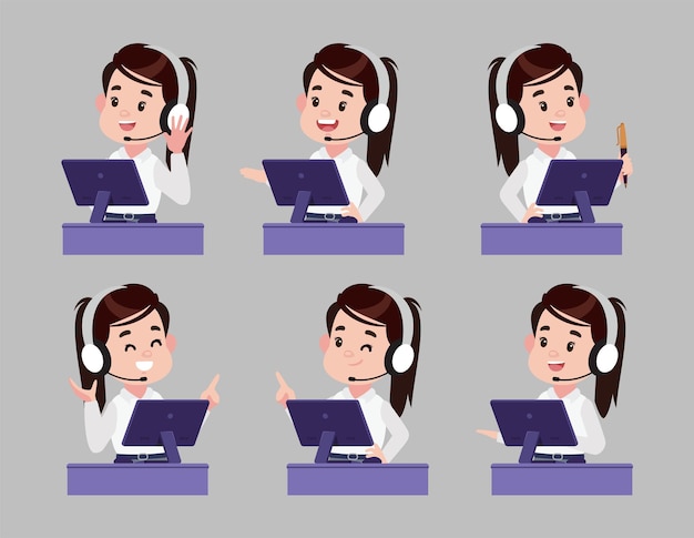 Callcenter- und Kundenservice-Charakter