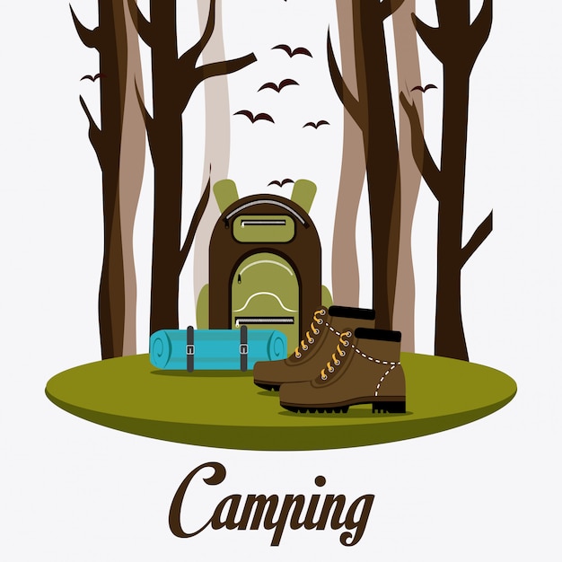 Camping design.