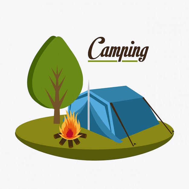 Camping design.