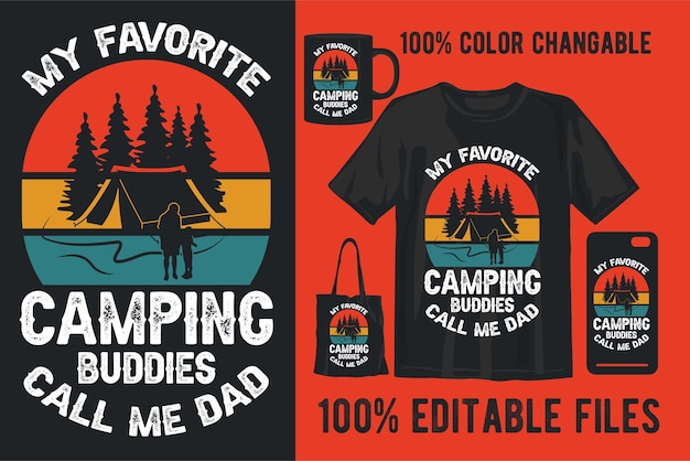 Camping-Print-Design