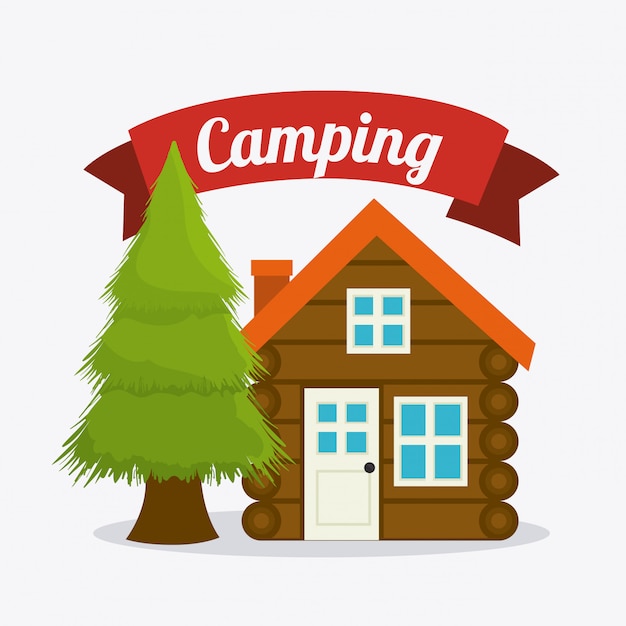 Camping, reisen und urlaub