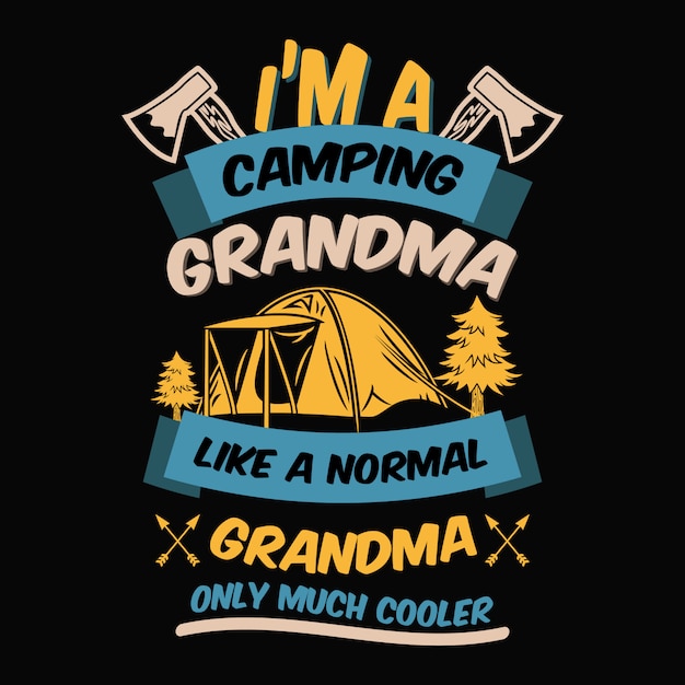 Camping sprüche und zitate. PremiumVektor