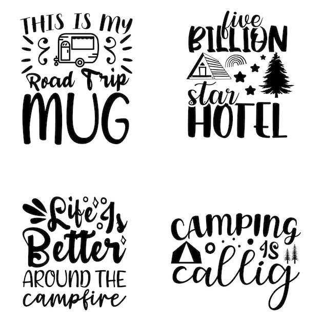 Vektor camping-svg-design