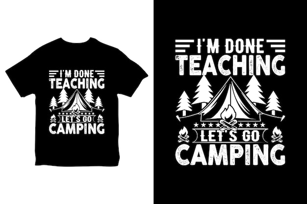 Camping t-shirt