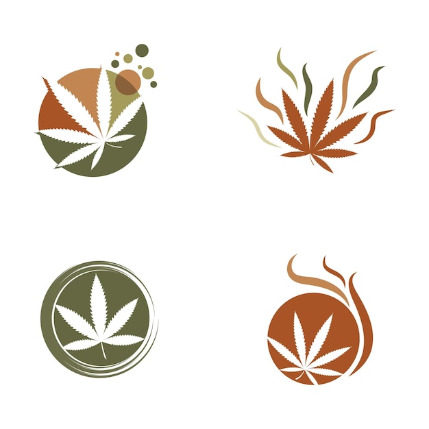 Canabis-marihuana-zeichensymbolillustration