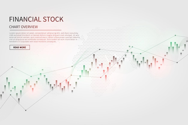 Candlestick-chart am finanzmarkt