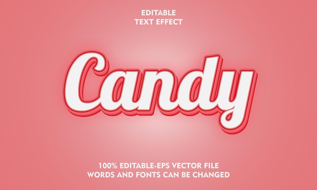 Candy-text-effekt