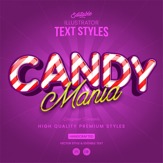 Candy-textstil