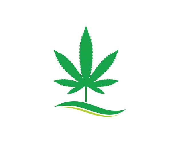 Cannabis-blatt-vektor-symbol-illustrationsdesign