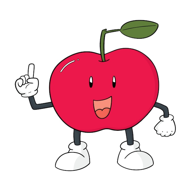 Cartoon apfel