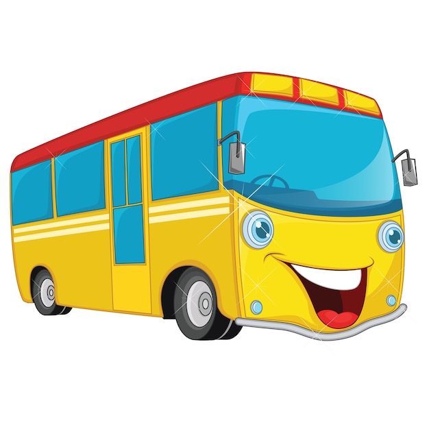 Vektor cartoon bus