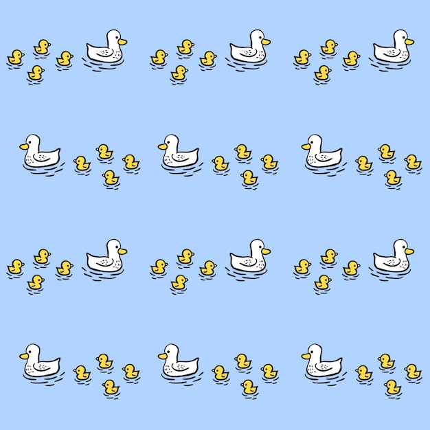 Cartoon-Ente-Hintergrund