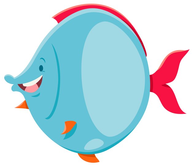Cartoon Fisch Tier Charakter