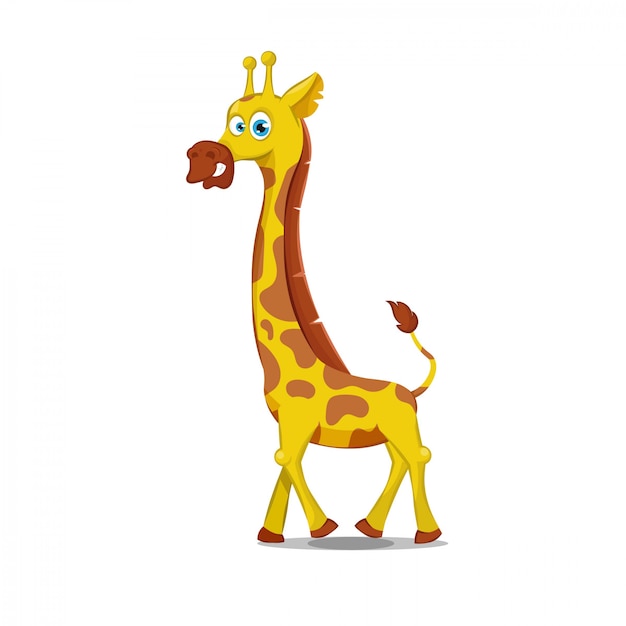 Cartoon giraffe abbildung