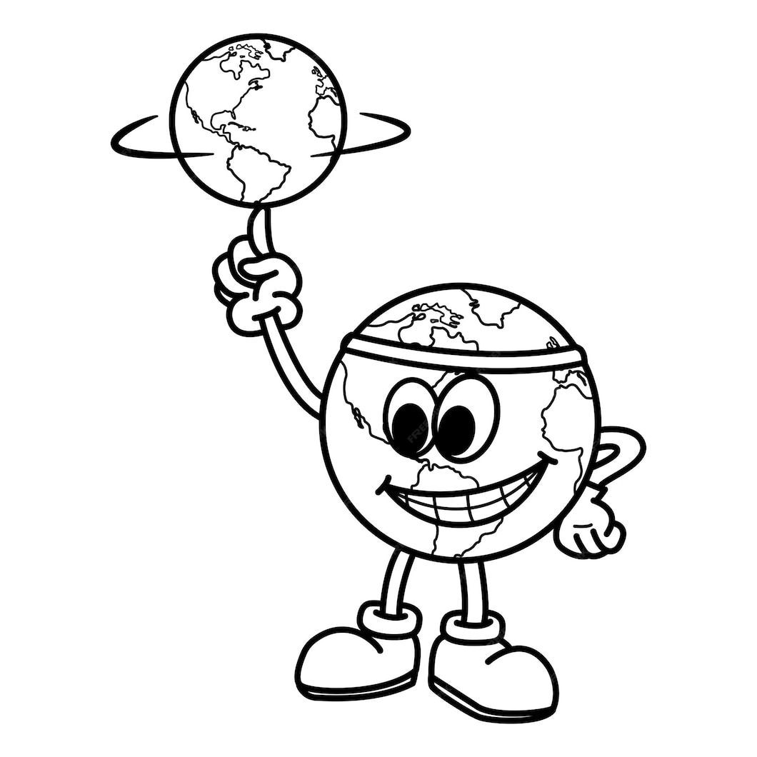 Globus-Ausmalbilder zum Ausdrucken: Entdecke die Welt spielerisch und kreativ!