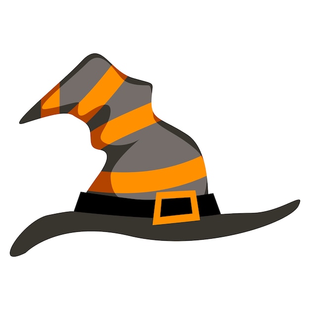 Vektor cartoon-halloween-hut halloween-symbol