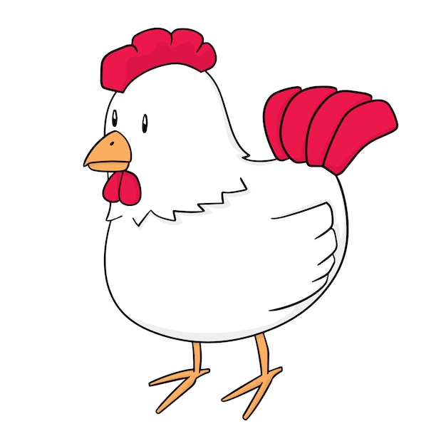 Cartoon huhn