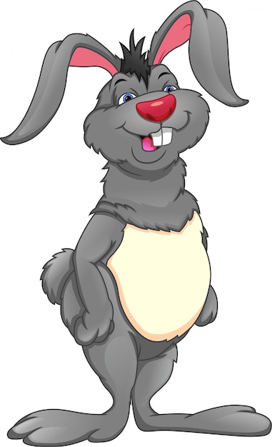 Cartoon niedliches Kaninchen