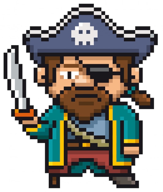 Cartoon-pirat