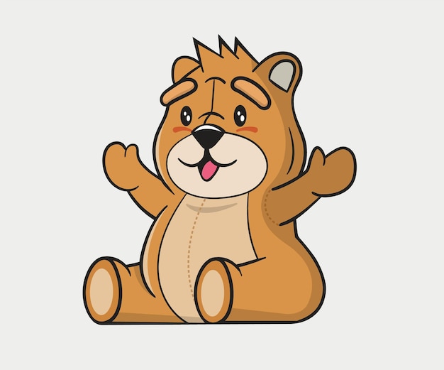 Cartoon teddybär