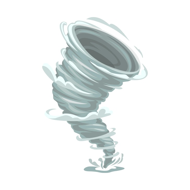 Vektor cartoon-tornado-sturm-zyklon-hurrikan-wind