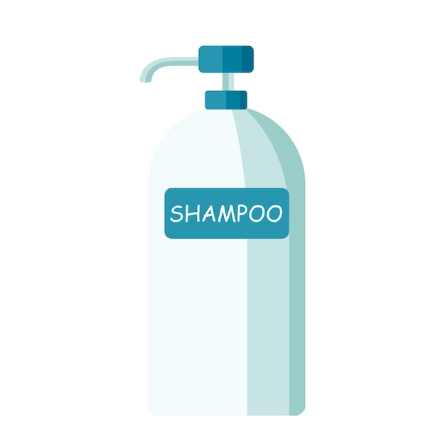 Cartoon-Vektor-Illustration-Objekt-Shampoo-Flasche