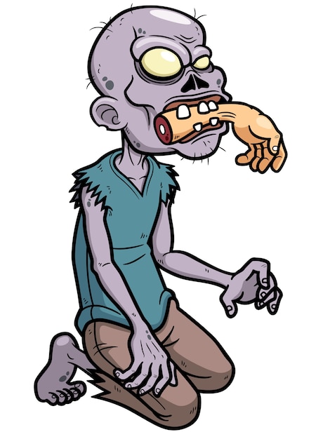 Cartoon zombie