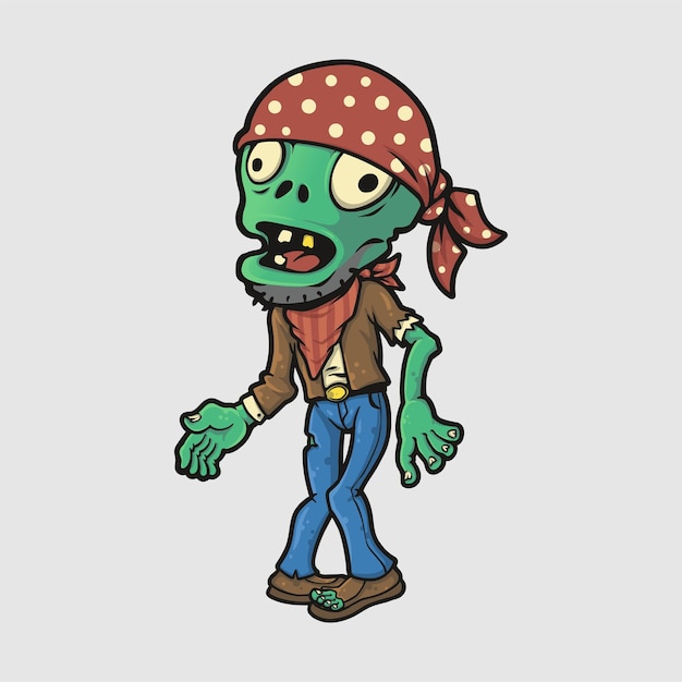 Cartoon zombie