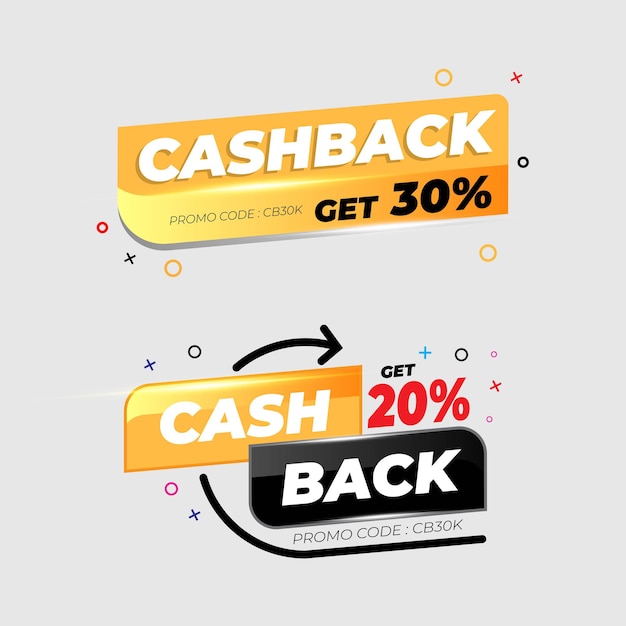 Cashback banner vorlage.