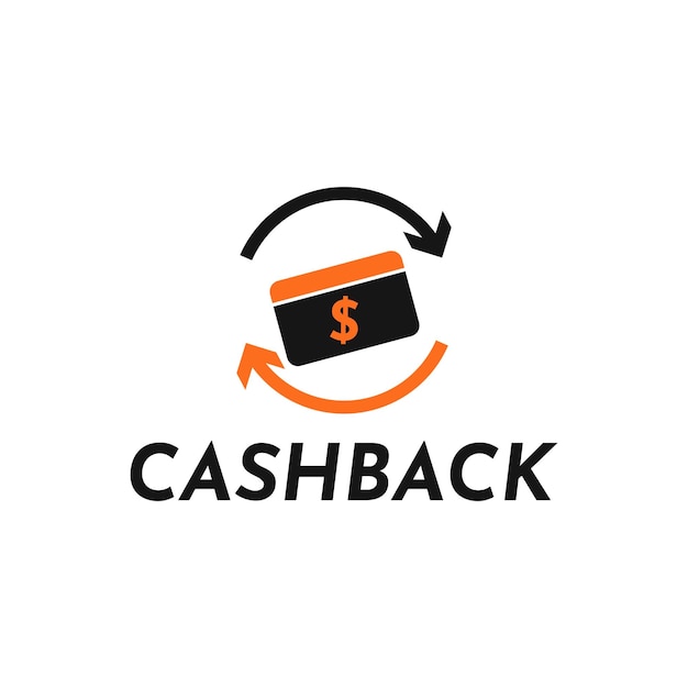 Cashback-logo-design, kreative idee, cashback-logo-design-vorlage