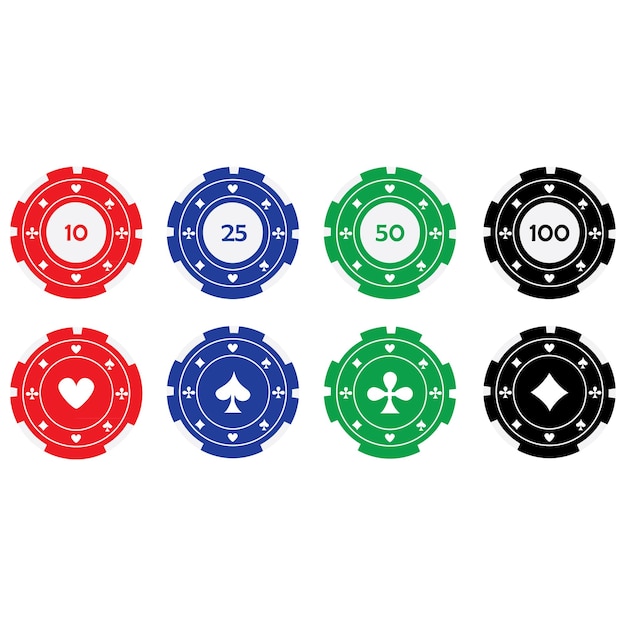 Vektor casino chips