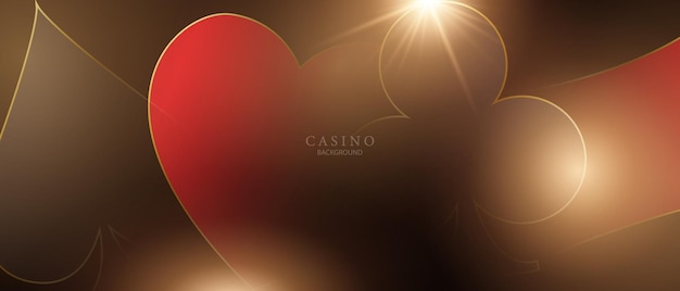 Casino-Hintergrund Luxus-Hintergrund-Vektor-Illustration